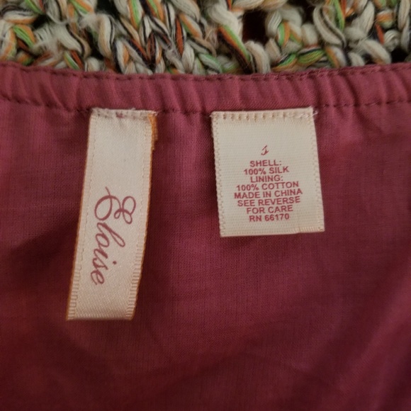 Anthropologie Eloise Raspberry Strappy camisole - Picture 4 of 5